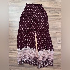Bohemian flowy pants